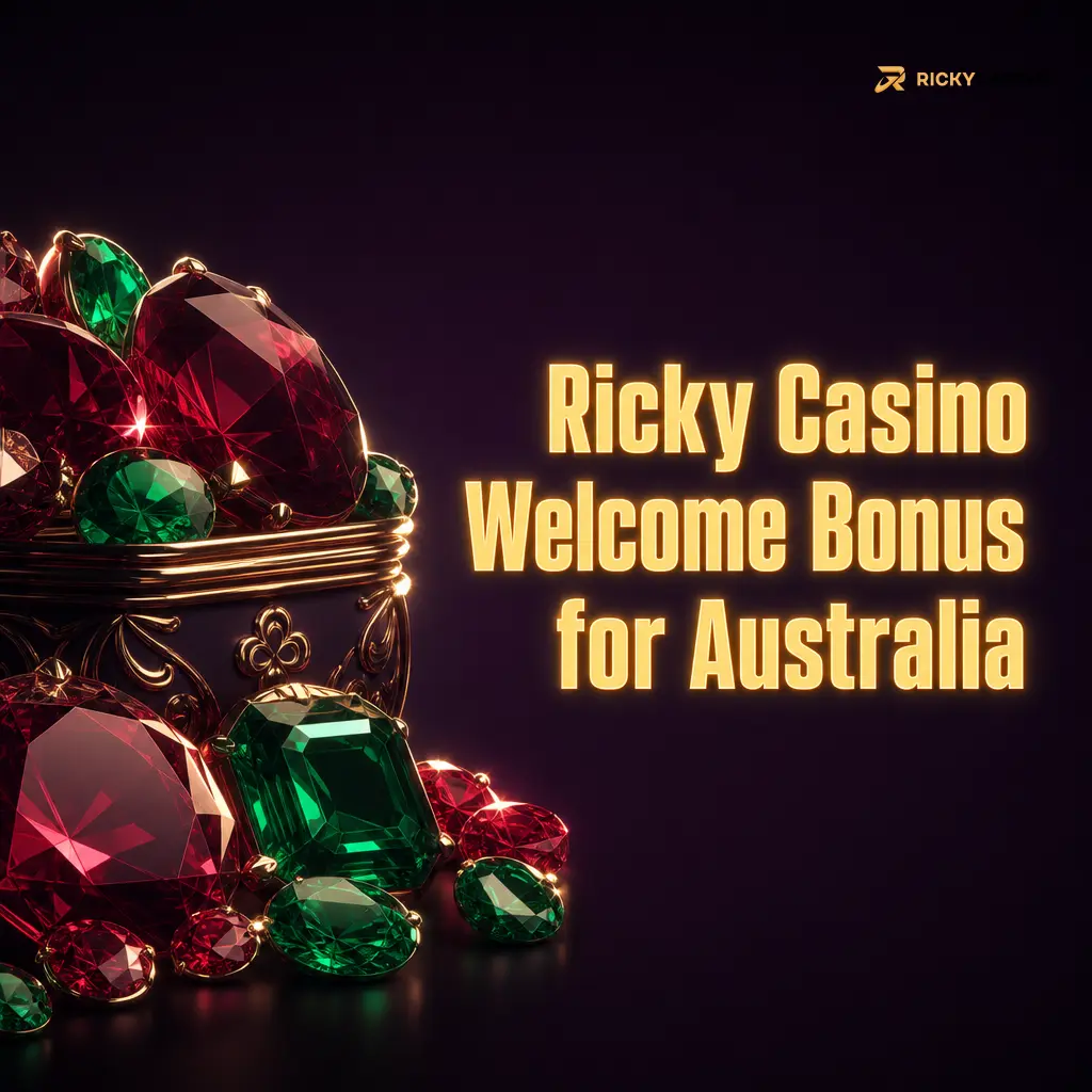 Ricky Casino welcome bonus in Australia: 550% up to 7,500 AUD plus 550 free spins